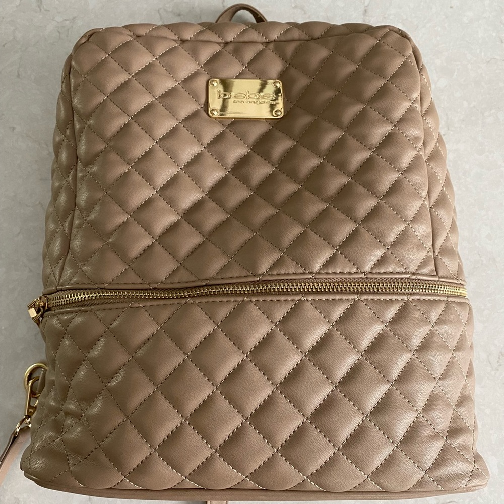 Bebe handbag/backpack. Like new - used once!
